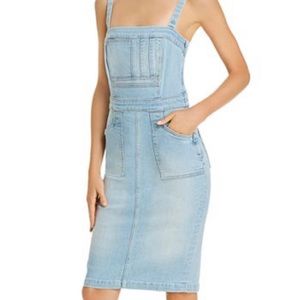 $325 Mother The Pocket Hustler Overall Denim blue  Dress size Small